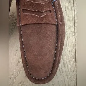 Donald J Pliner driving loafer. Chocolate brown with blue stitching. Size 10. Donald J. Pliner | Shoes | Donald J Pliner Driving Loafer  main image 4
